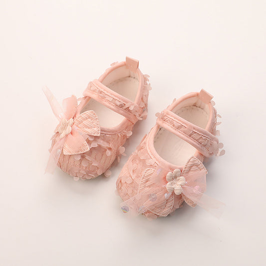Baby Princess Shoes Non-slip Soft Bottom _ Pink