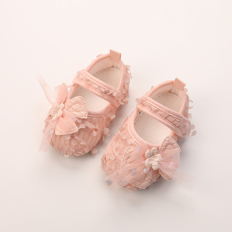 Baby Princess Shoes Non-slip Soft Bottom _ Pink