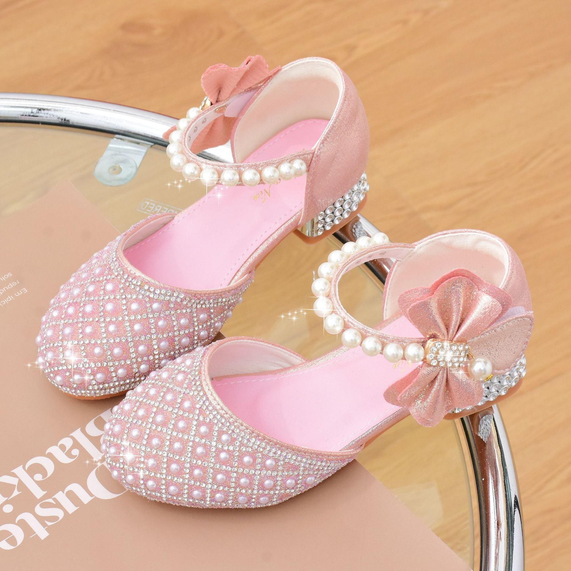 Girls' Princess High Heels Piano Catwalk Show Sandals (Available)