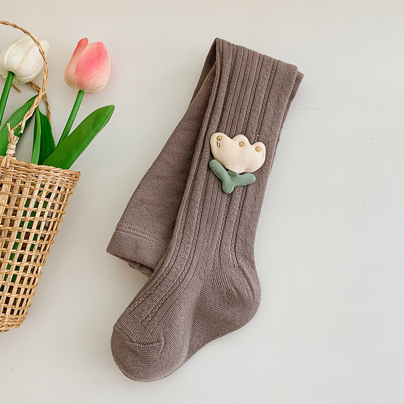Baby pantyhose Spring and Autumn New wear girls pantyhose thin children's leggings Children Baby pantyhose wholesale
