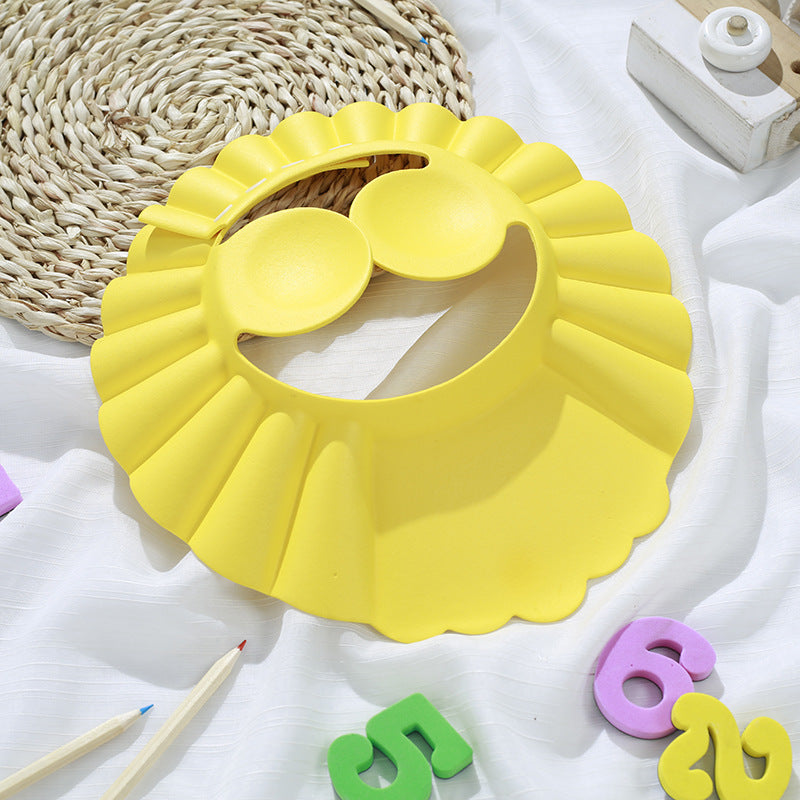 Adjustable children's shampoo cap baby shampoo cap baby bath cap waterproof cap children's shampoo cap (Available)