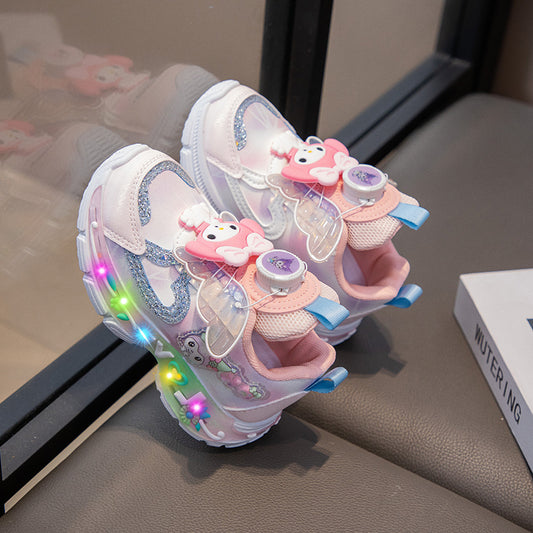 New Led Light Kids Shoes Student