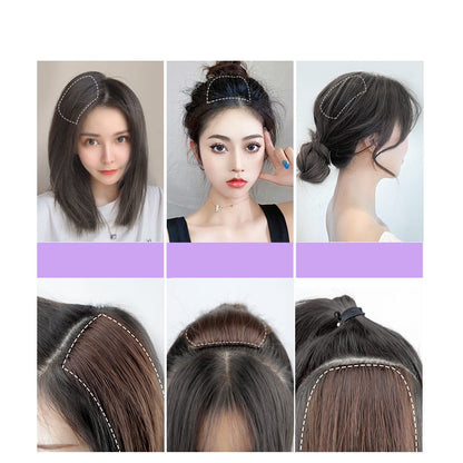 Wig piece hair root fluffy pad hair piece on both sides thickening hair volume invisible hair extension one-piece head hair