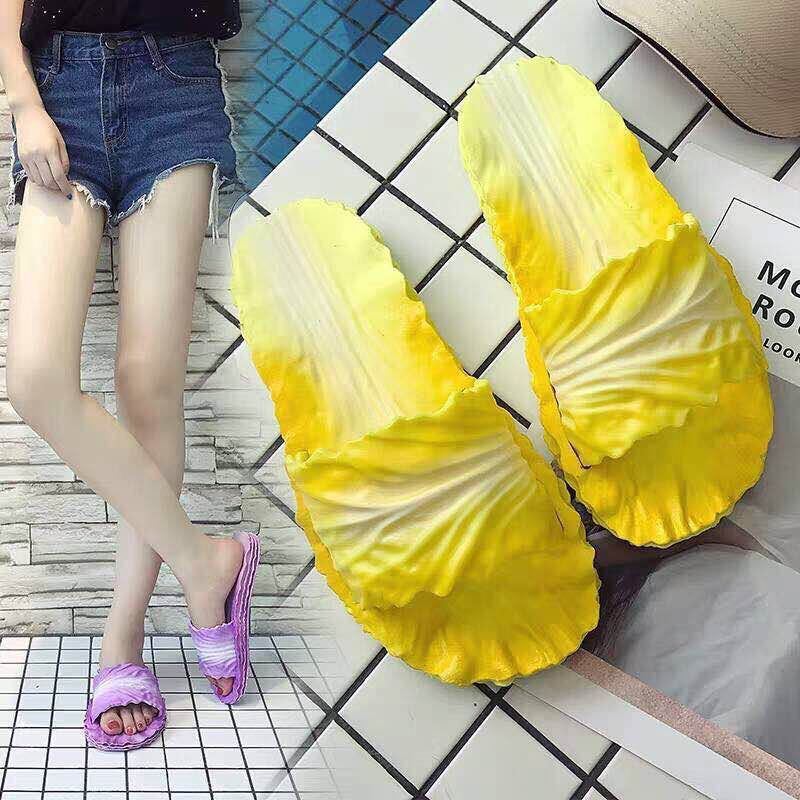 Fashion Creative Cabbage Slippers For Women