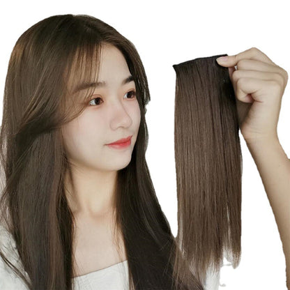 Wig piece hair root fluffy pad hair piece on both sides thickening hair volume invisible hair extension one-piece head hair