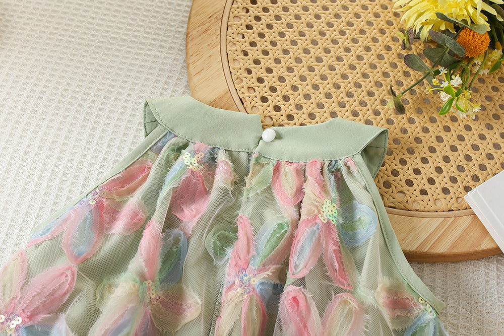 Baby girl bow princess dress