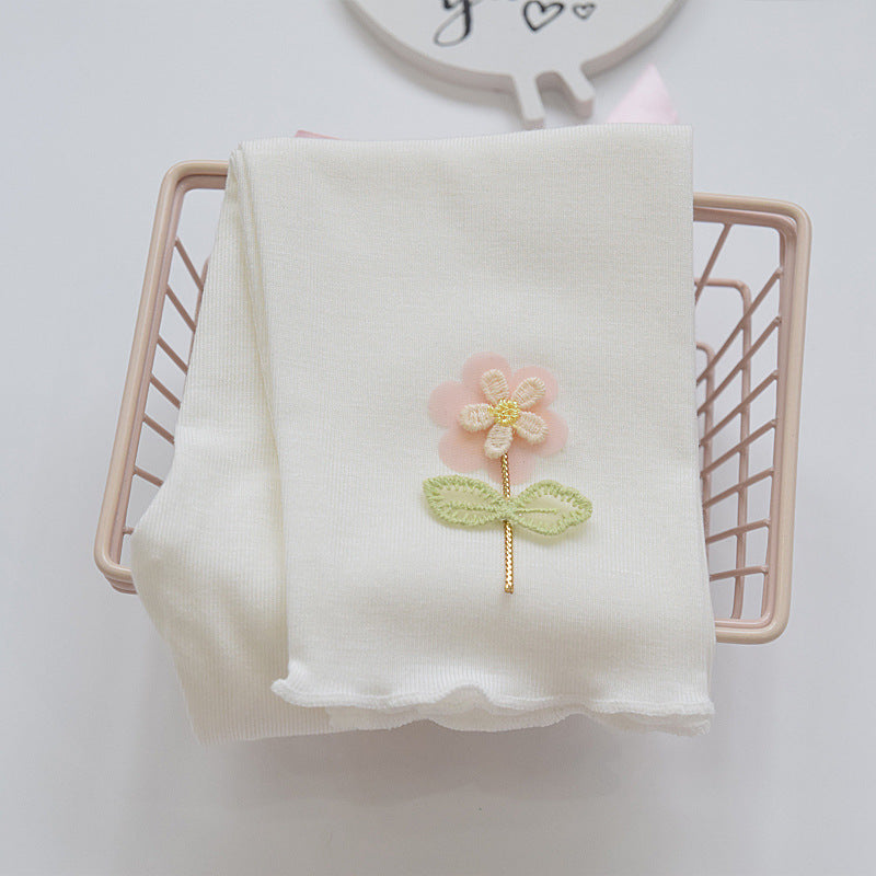 Children's Clothing, Girls' Leggings, Summer Thin Kidsren's Cropped Pants, Kidsren's Modal Pants, Baby Style Pants