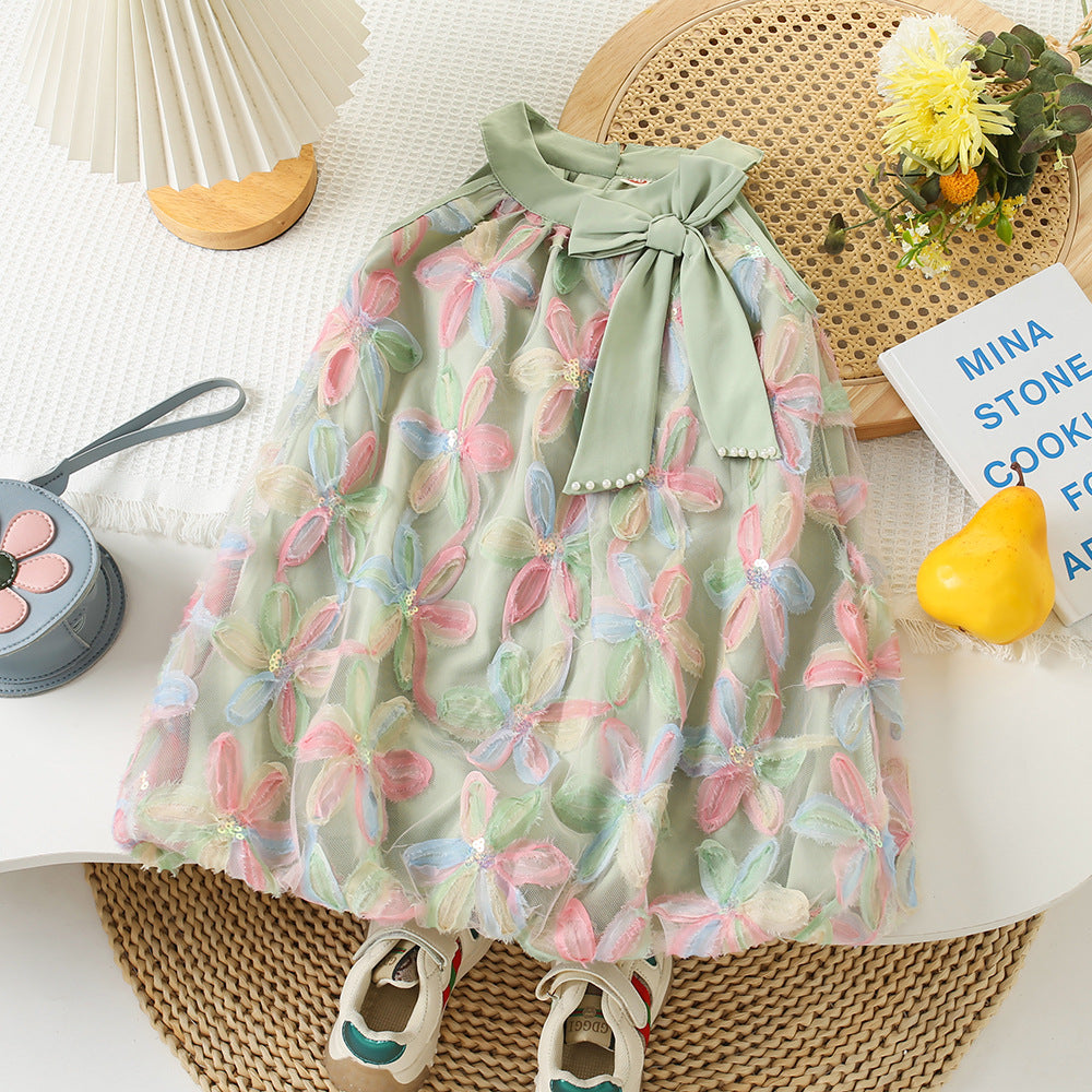 Baby girl bow princess dress