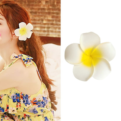 Dai costume seaside vacation plumeria hairpin travel photo headdress flower side clip small fairy hairpin