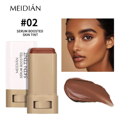 Stick Foundation Balm Brighten Skin Tint Foundation Stick Smooth Plumper Hight Coverage Travel Bronze Foundation Stick Makeup