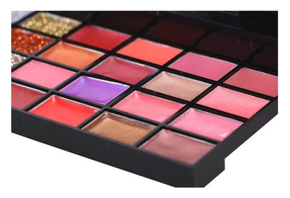 74 Colors Eyeshadow Lip Gloss Combination All in One Makeup Set Matte Eyeshadow Tray Concealer Flash Lipstick Make up kit Box