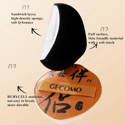 Air Cushion Makeup Blender Sponge Double Pointed Head Shape Soft Foundation Powder Puff Applicator Tool Dry Wet Dual Use