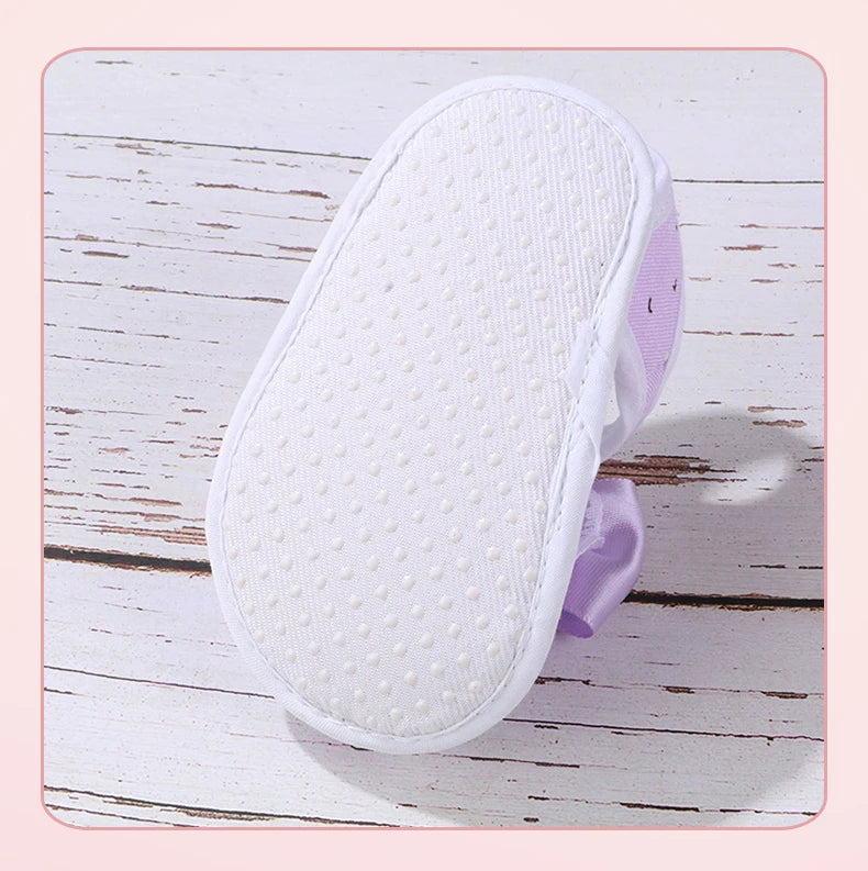 Newborn Infant Baby Girl Princess Bowknot Sandal Sneakers Toddler Soft Crib Walkers Casual Shoes