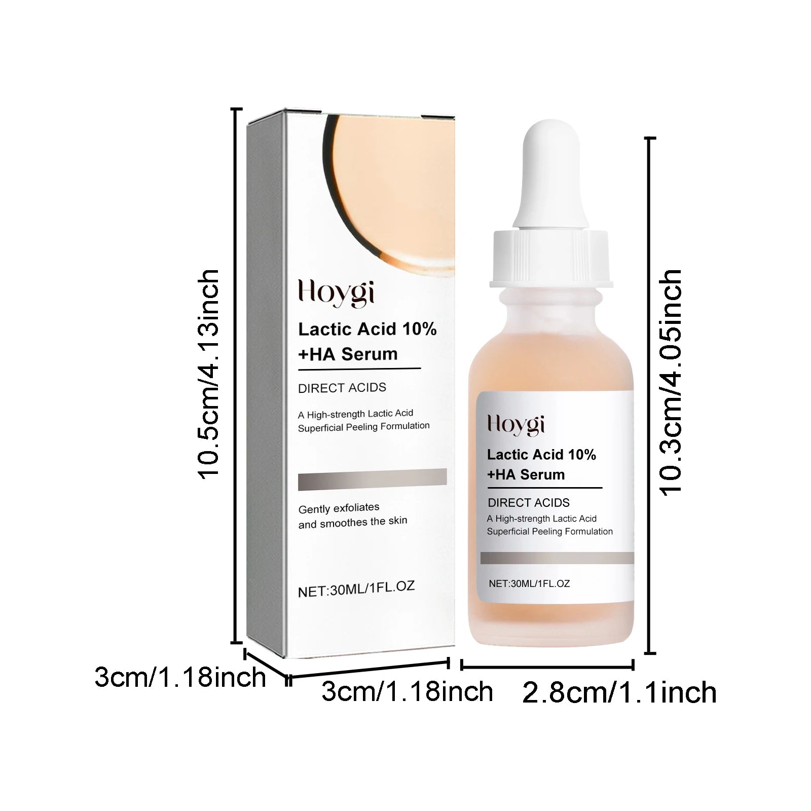 Lactic Acid Shrink Pores Serum Fast Large Pores Removal Firming Skin Essence Firming Smoothing Nourishing Repair Face Skin Care