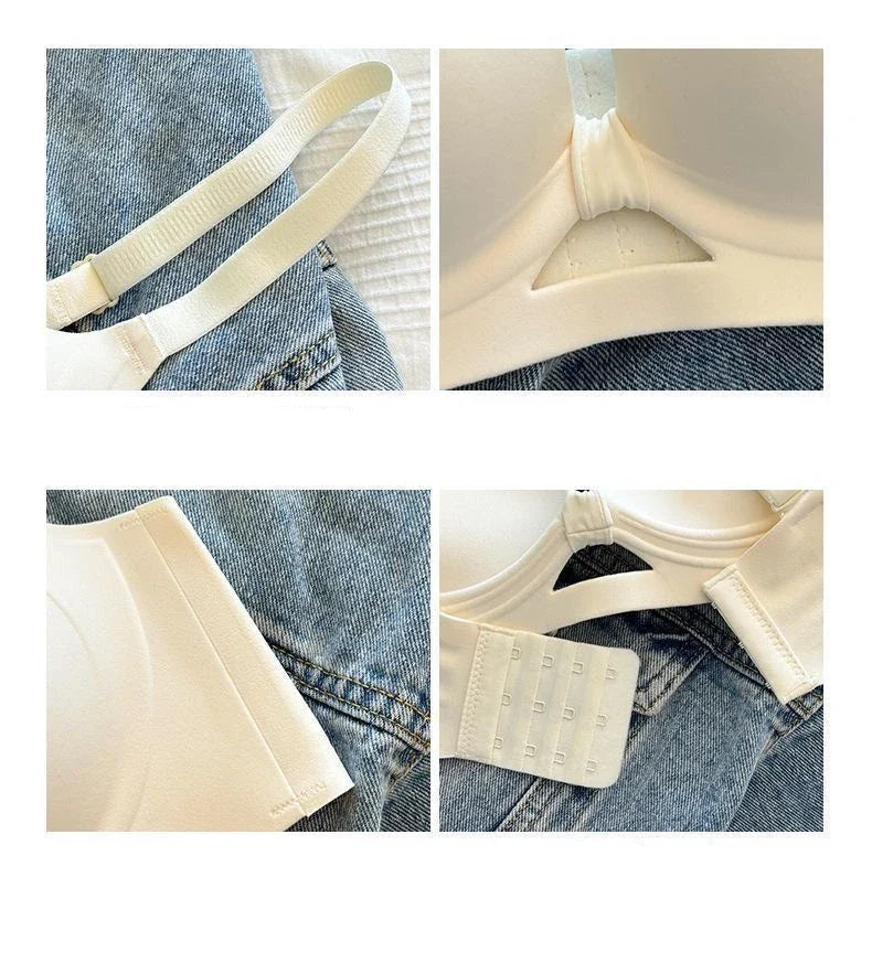 Bras for Small Chest Wireless Lift No Padding Push Up for Small Breasts Comfortable Seamless Non Padded Anti Sagging Bra