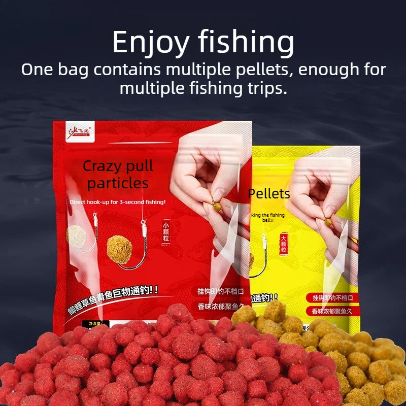 Fishing Bait  Concentrated Fish Bait Additive Attractants Grain Fish Lures for Carp Grass Carp Herring Snapper Tilapia Bighead