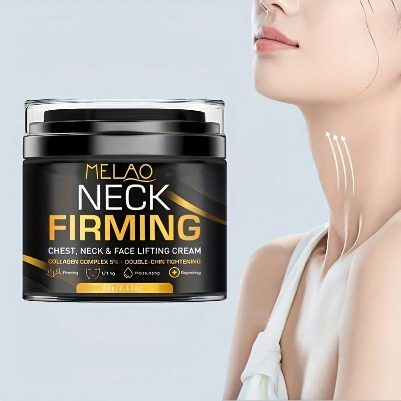 MELAO Neck Firming Cream Facial Moisturizer with Retinol, Collagen peptides & Hyaluronic Acid - Day & Night Hydrating Face Cream