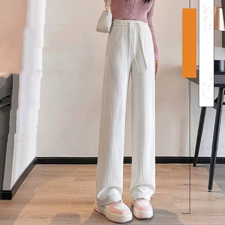 Women's Pencil Pants Jogger Sweatpants Thin Material Seven/Nine Points Length Boting Trousers for Spring Season