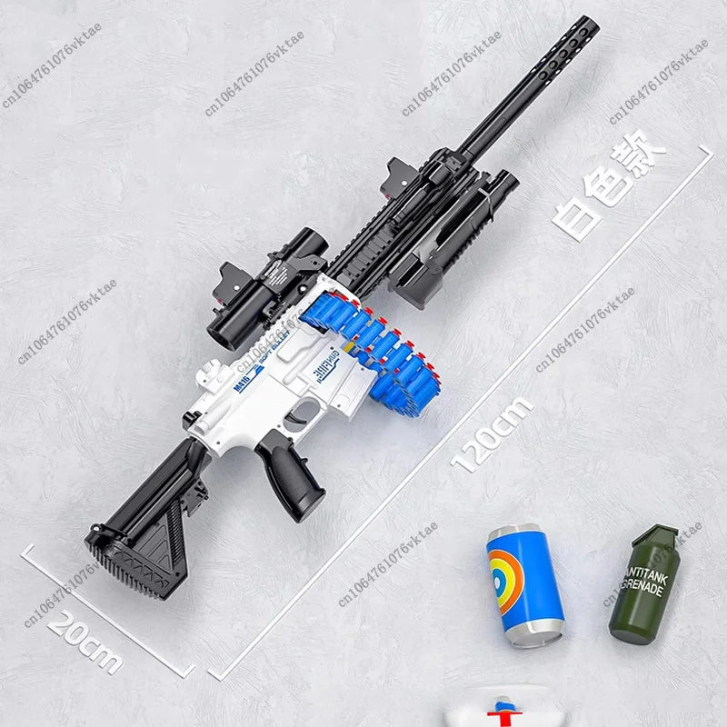 Children's Toy Soft Bullet Gun M416 For Boys 5 To 7 Years Old Simulated Manual Firing Toy Rifle Without Magazine New Year's Gift