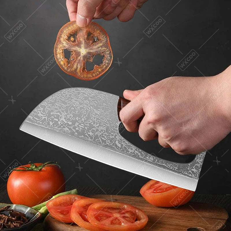 Stainless Steel Kitchen Multifunctional Labour-saving Chopping Knife Fruit Vegetable Cutting Knife Meat Cleaver Butcher Knife