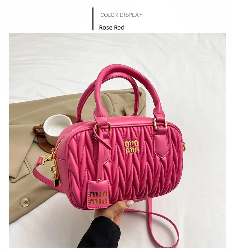 New Women Small Square Bag Versatile Casual Fashion Multi-way Shoulder Crossbody Tote for Daily Use Hand Bags for Women
