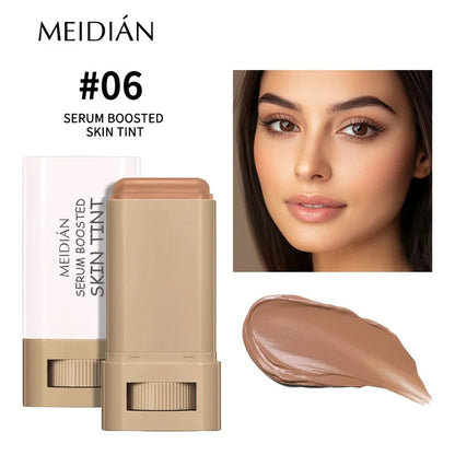 Stick Foundation Balm Brighten Skin Tint Foundation Stick Smooth Plumper Hight Coverage Travel Bronze Foundation Stick Makeup