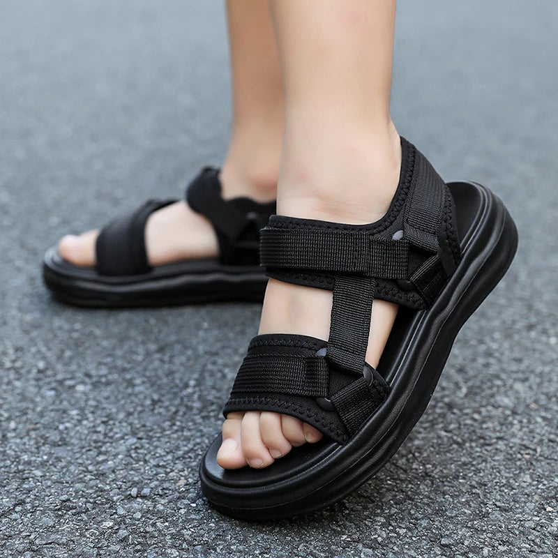 Men's New Summer Sandals, Sports Comfortable and Wear-Resistant Beach Shoes, Outdoor Casual Sandals