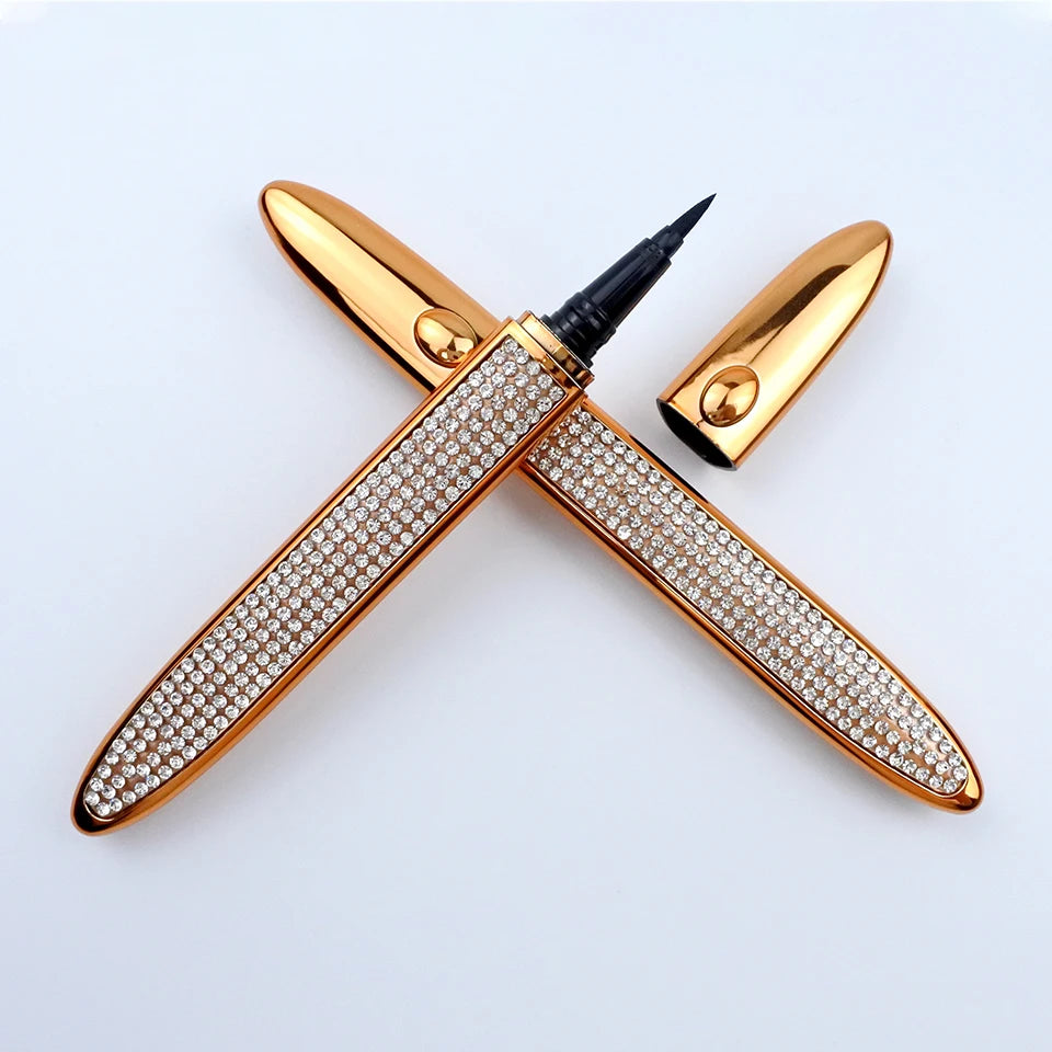 Makeup Tool Eyeliner Glue Pen self-Adhesive Liquid Waterproof Black eyeliner Pencil Cosmetics False Eyelashes