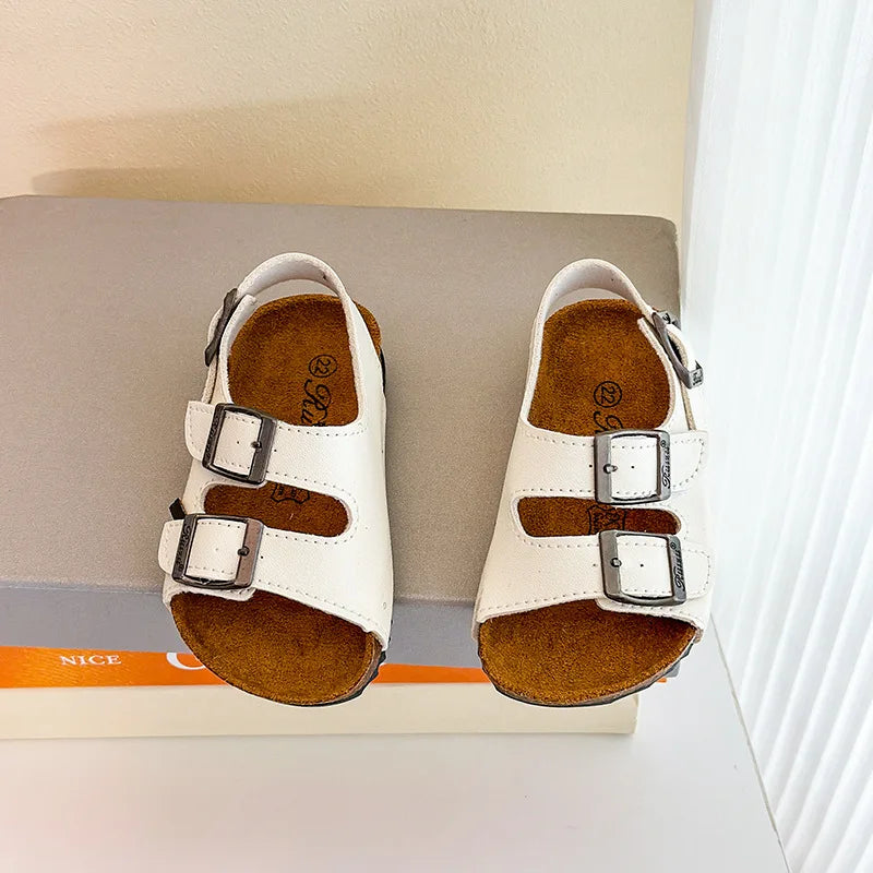Boys Girls Summer Outdoor Soft Sole Anti Slip Kids Shoes Toddler Casual Open Toe Flat Sandals сандали