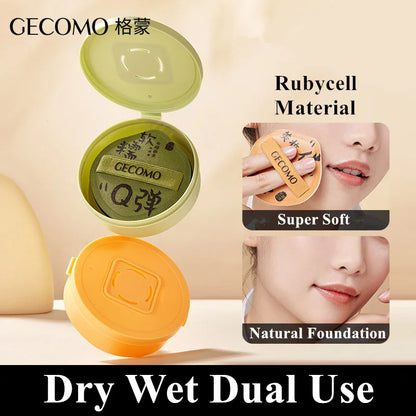 Air Cushion Makeup Blender Sponge Double Pointed Head Shape Soft Foundation Powder Puff Applicator Tool Dry Wet Dual Use