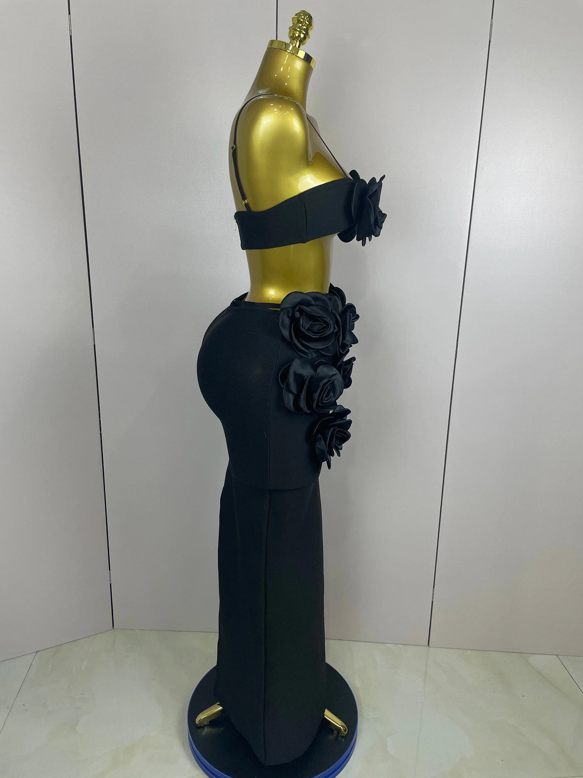 Sexy Camisole Floral Bandage Long Skirts 2-Piece Set 2025 Women Celebrity Elegant Party Cocktail Prom Gown Nightclub Outfit