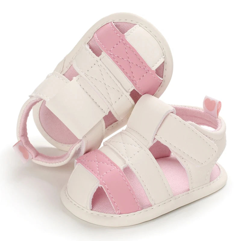 Baby Shoes For Boys and Girls  Summer With Perforated Sandals and Non Slip Soft Soles For Learning To Walk