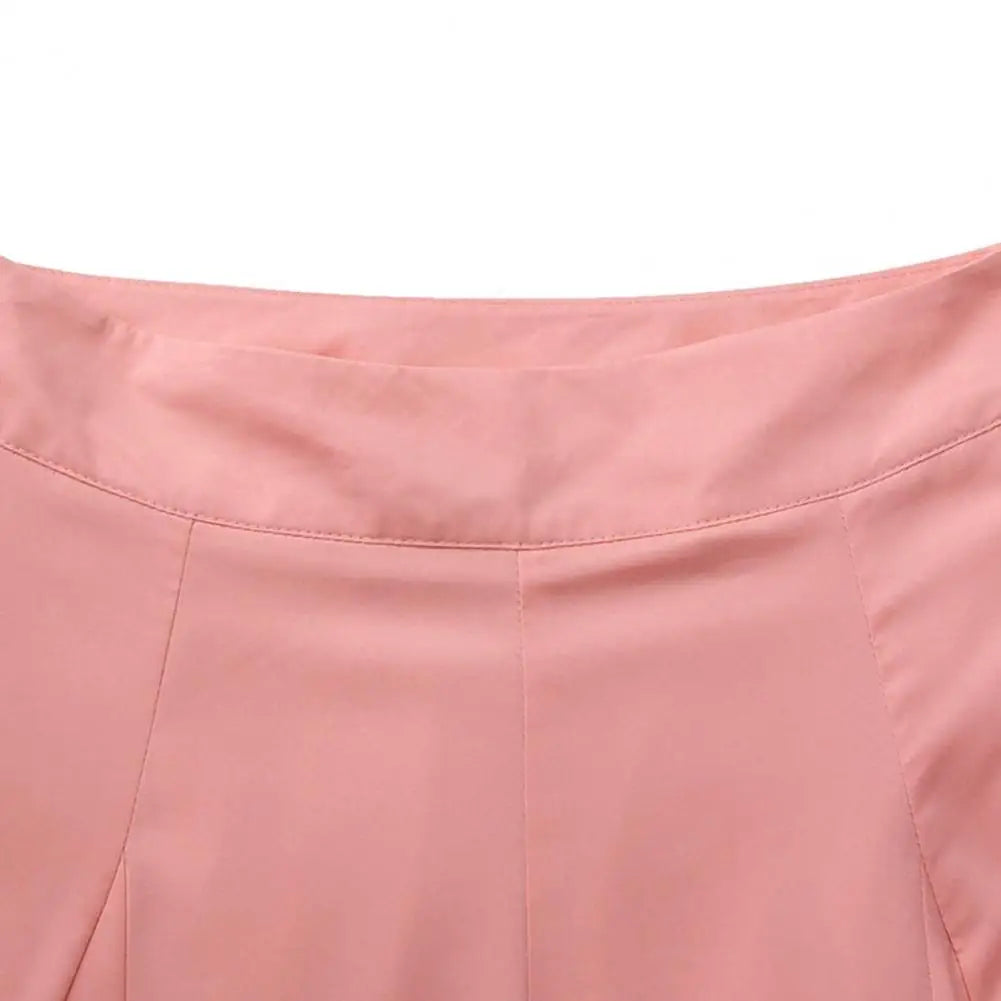 Fashion Women High Waist Wide Leg Pants Spring Autumn Female Elegant Flare Trousers Casual OL Solid Holiday Loose Long Pant