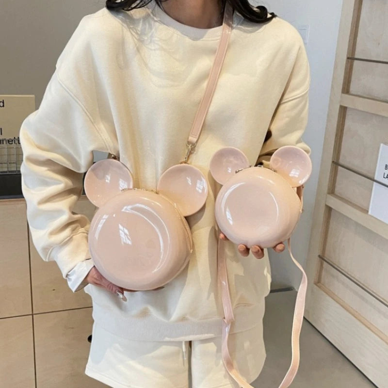 Cartoon Mickey Mini Bag for Women - Stylish Versatile Shoulder Crossbody Bag Fashion Literary Daily Purse