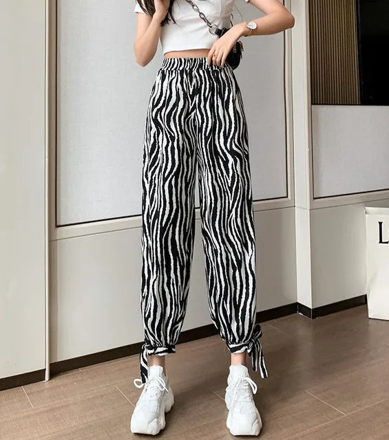 Women's Pants High Waist Outfits Quality New In Aesthetic Autumn Y2k Streetwear Harajuku All Medium Slacks Harem Female Trousers
