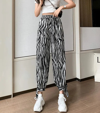 Women's Pants High Waist Outfits Quality New In Aesthetic Autumn Y2k Streetwear Harajuku All Medium Slacks Harem Female Trousers