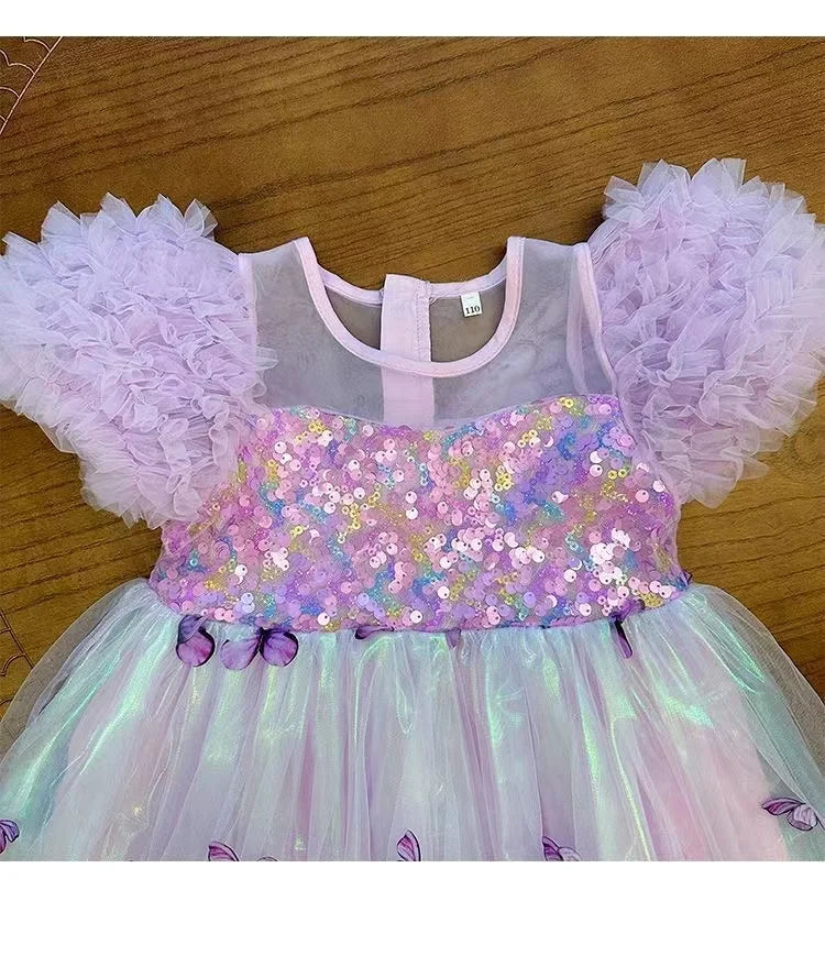 New Girls Dresses For Kids Girl Princess Dress Clothes Children Birthday Christmas Party Clothing Evening Party Kids 3-7T