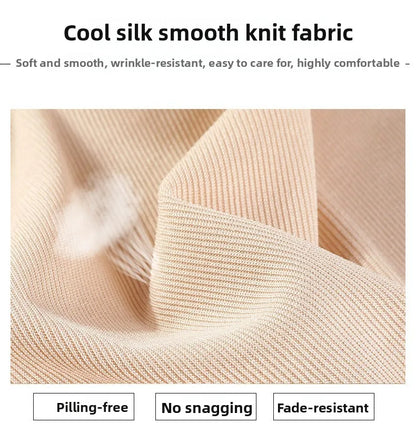 Ice Silk Wide Leg Pants Women's Summer 2024 New High Waist Drape Loose Slimming Straight Bla Floor-Length Casual Trousers