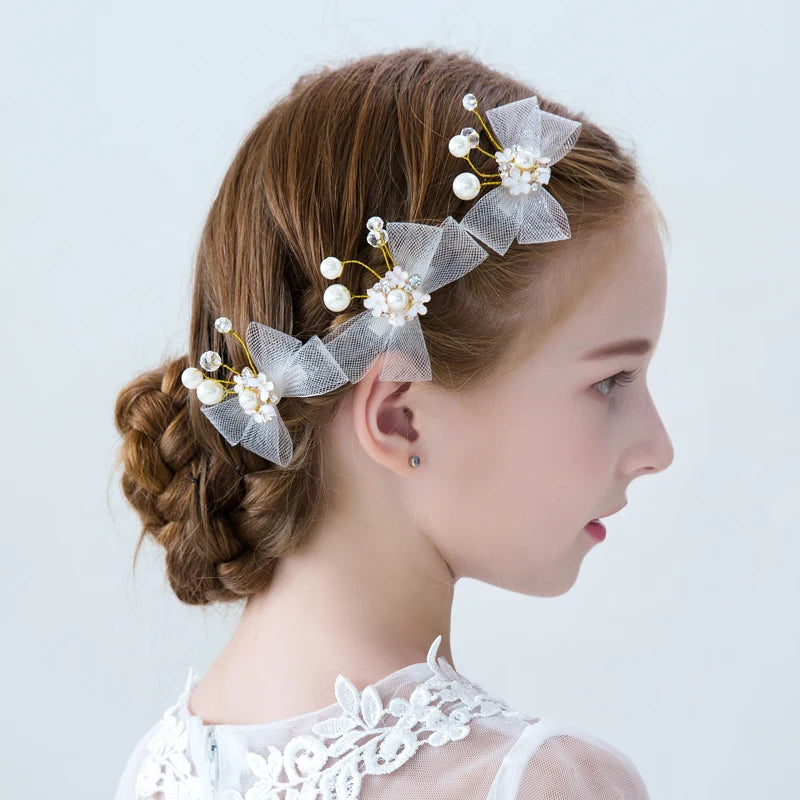 Vintage Pearl Hair Clip for Qipao, Retro Shanghai Style Barrettes, Elegant Hairpin