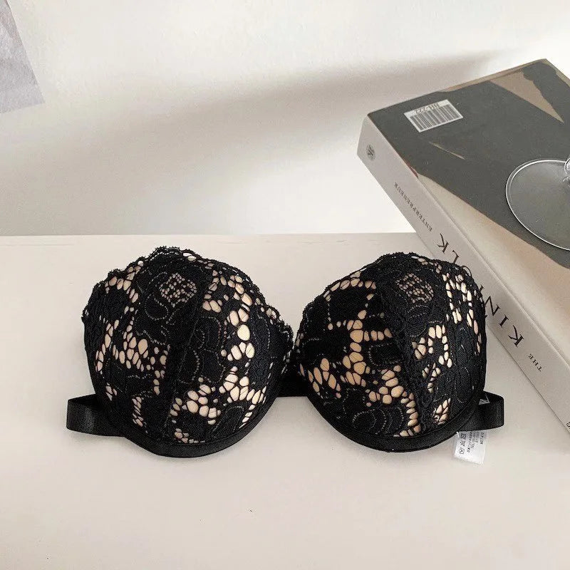 Strapless Lace Bras for Women Sexy Lingerie Backless Invisible Wireless Bralette 1/2 Cup Push Up Underwear Girls Backless Bras