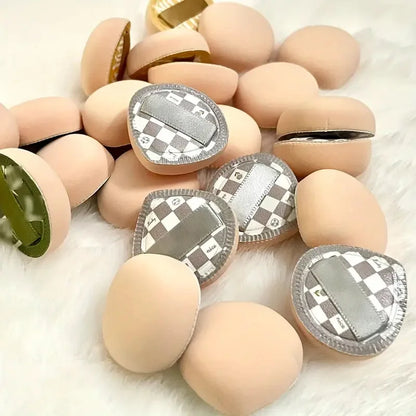 3pcs Mini Finger Puff Cosmetic Cushion Puff Concealer Foundation Detail Makeup Sponge Puff Set Professional Beauty Tools