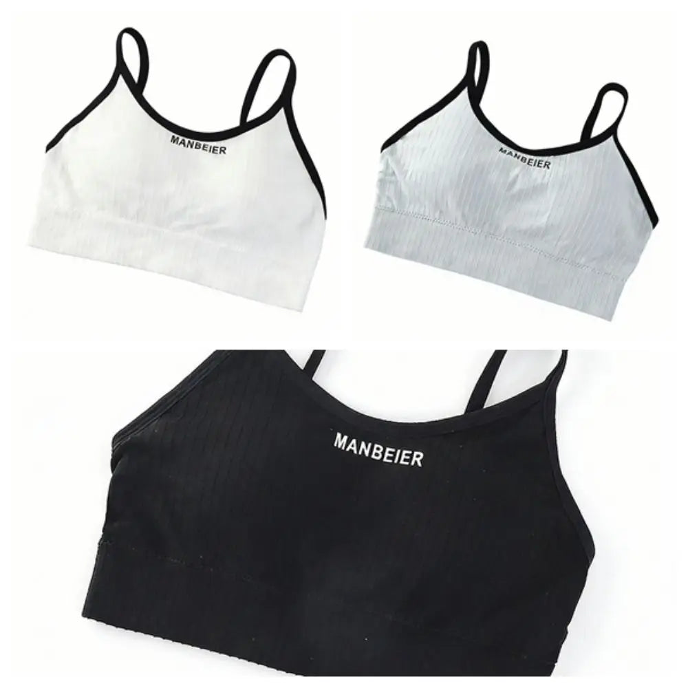 Comfortable Lingerie Wireless Bra Simple Elastic Brassiere for Women Underwear Seamless Bras Sport