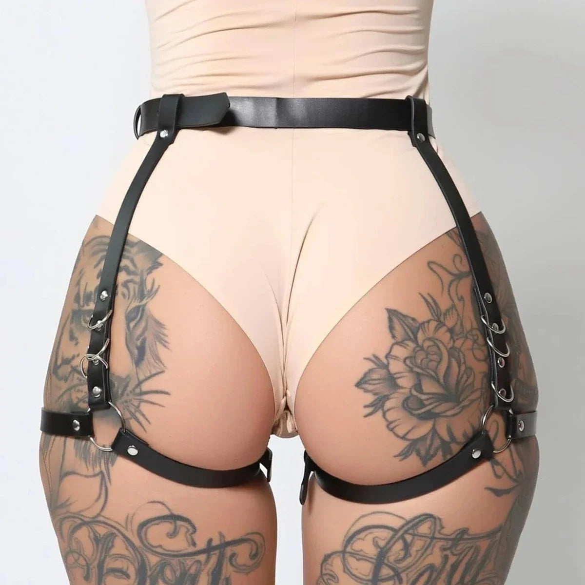 Women Sexy Harness Belt Leather Body Harness BDSM Bondage Lingerie Sexual Outfit Garter Belt Fetish Erotic Gothic Sex Costume
