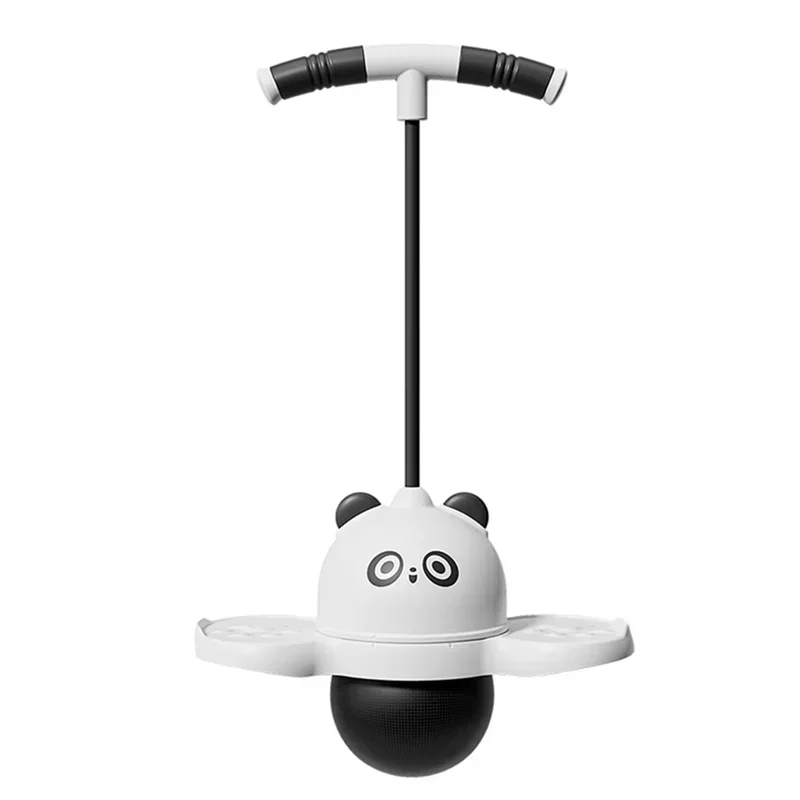 A12E-Panda Jumping Ball Exercise Balance Help Grow Tall Fitness Exercise Elastic Ball Outdoor Fun Bouncing Sports Equipment