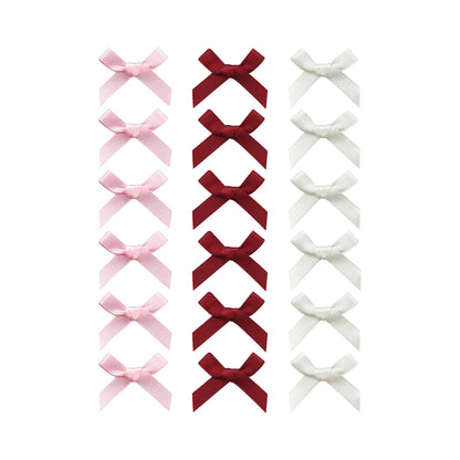 18 piece set of women's hair accessories, colorful ribbons, bows, hair clips, fashionable, sweet, cute hair claw straps, lace el