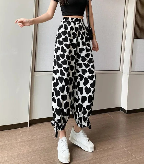 Women's Pants High Waist Outfits Quality New In Aesthetic Autumn Y2k Streetwear Harajuku All Medium Slacks Harem Female Trousers