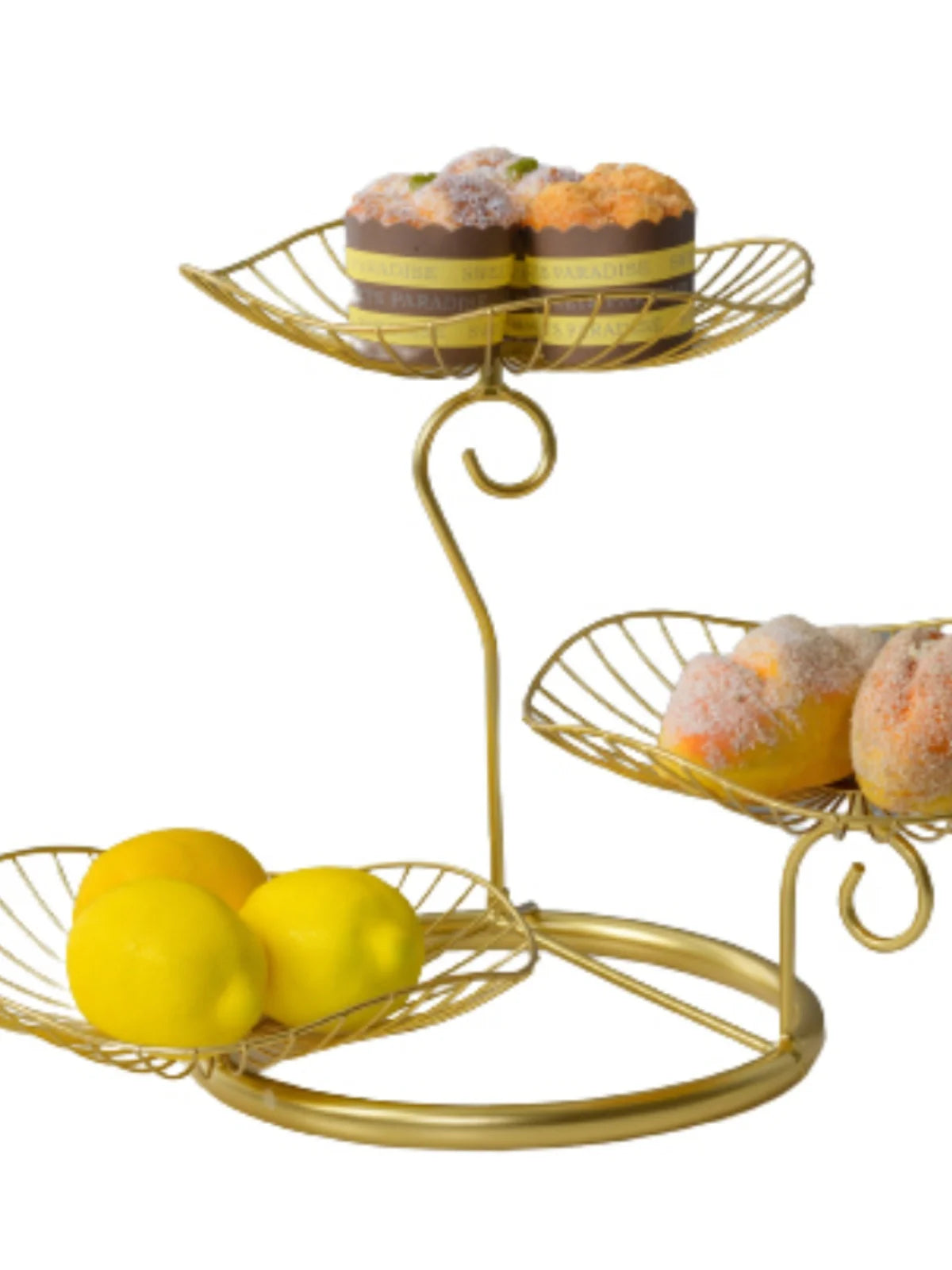 Modern mat Fruit Tray Luxury Light Home Living Room Candy Basket Tea Table Snas Metal Material Nordic Sle