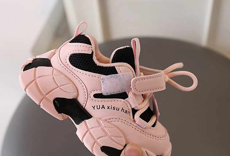 New Boy Fashion Sneaker Spring Mesh Breathable Platform Running Shoes Tennis Shoe High Quality Non Slip Sport Shoes Girls I01125
