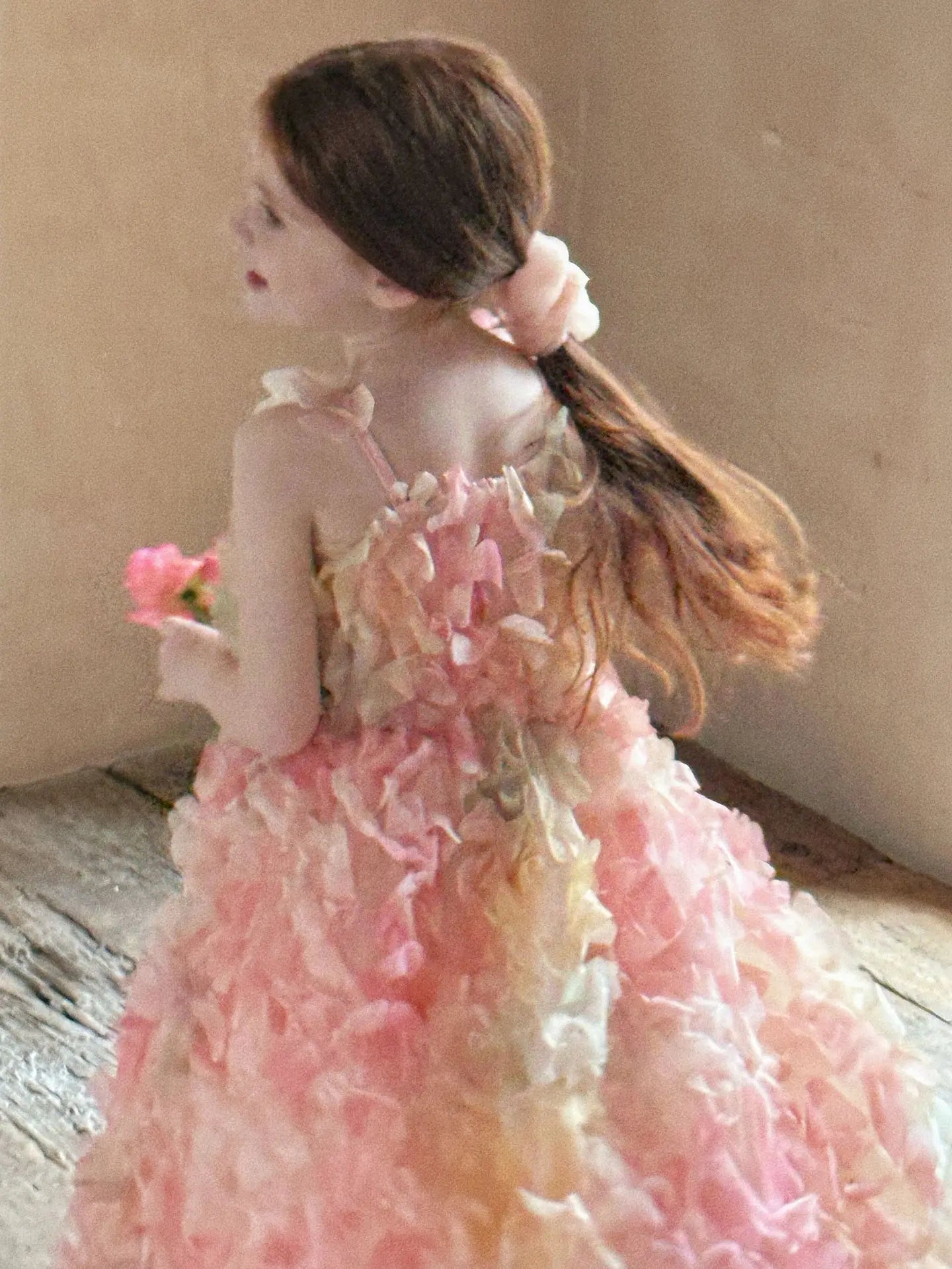 Children Heavy Industry Flower Dress Girls Birthday Banquet Princess Dress Children High End Performance Dress