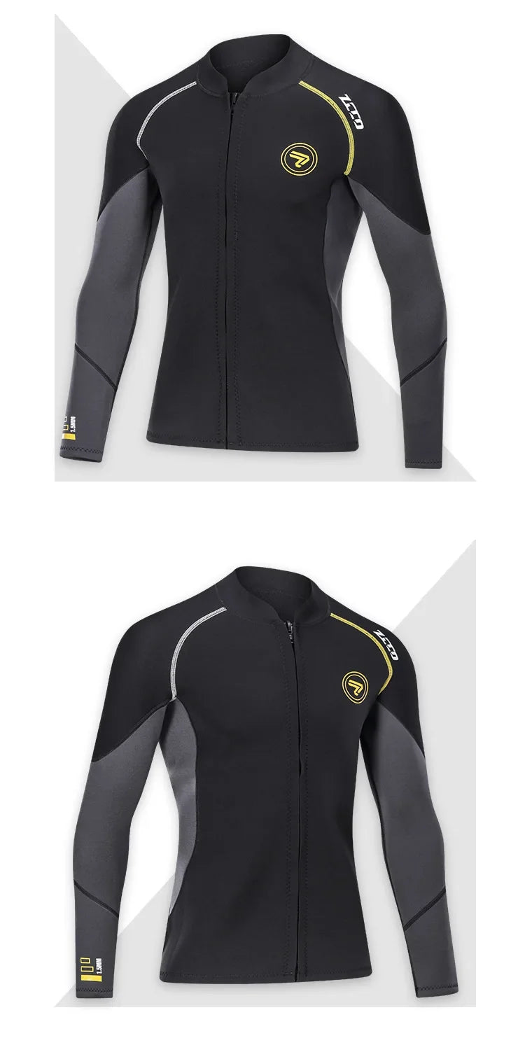 Premium Neoprene Wetsuits for Men 1.5mm/3mm Wetsuit Surf Suits Pant Top One-Piece Swimsuits Wet Suit for Scuba Diving Snorkeling